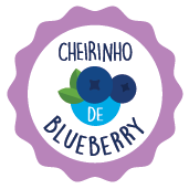 Com cheirinho de blueberry