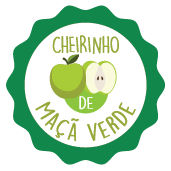 Com cheirinho de maça verde